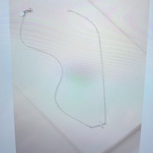 Stella and dot Interlock cross necklace